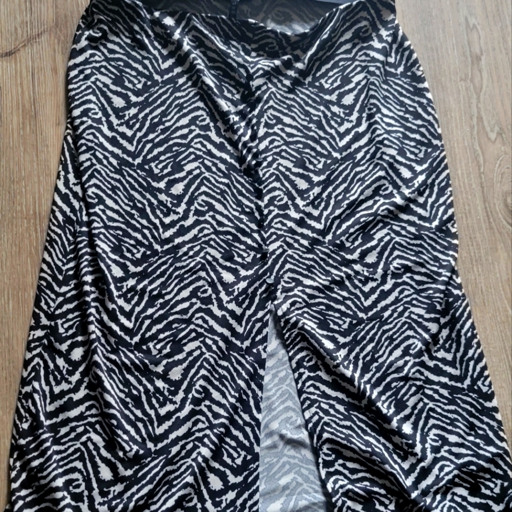 Meg and Margo Zebra Print Skirt